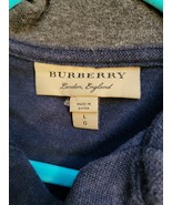 BURBERRY L Polo shirt Blue Gray Horse Logo Blue Gray $600 - $897.40 MXN