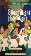 Silent Night Holy Night(VHS 1994) Christmas Cartoon Classic Vintage Animated - £42.63 GBP