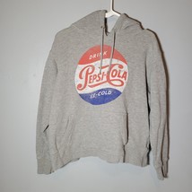 Pepsi Hoodie Kids Large Youth Drink Pepsi Cola Ice Cold Gray  - £14.87 GBP