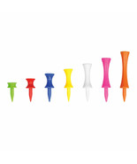 Plastic Graduated Castle Golf Tees. 7 Sizes, Various Colours. Free Postage. - $1.78 CAD+