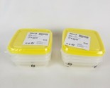 Ikea Pruta [6] Food Storage Square 5.5 x 5.5 x 2.25&quot; Container 20oz BPA-... - $13.76