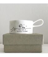 East of India Handled tea light holder - "Lovely Friend" - $14.21