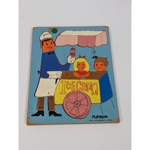 Vintage Playskool Ice Cream Man Puzzle #360 21 Pieces Playschool - £11.81 GBP