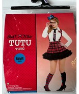 Geek Chic Tutu School Nerd Girl Fancy Dress Up Halloween Adult Costume A... - $27.16 CAD