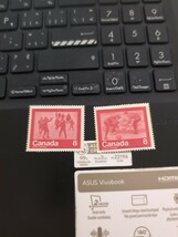 2 Canada Stamps Scott #647a Of Winter Sports - €1,82 EUR