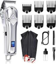 All-In-One Trimmer Professional Cordless Hair Clippers Kit For Men 12 Pc - £59.29 GBP