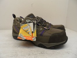 Dakota Women&#39;s Low-Cut Steel Toe CP Approach Work Shoes 2008 Taupe/Purpl... - £36.80 GBP