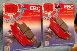 EBC Brake Pads FA445X and FA446X Carbon X Left and Right Rear Yahama Grizzly - £37.55 GBP