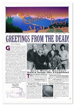 The Grateful Dead Almanac Fall 1993 1st Issue Official Fan News Jerry Ga... - $19.70