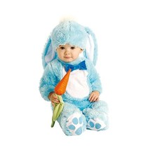 Blue Baby Rabbit Child Fancy Dress Kids Easter Bunny Animal Costume  - £26.37 GBP