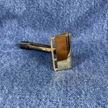 Vintage GEM Razor Black And Gold Made In USA Excellent Condition  - $20.20 CAD
