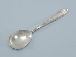 Simeon L & George H Rogers Co Sugar Spoon Fleur-de-Les Silverplate Early 1900s - $7.50