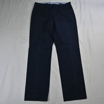 J.CREW 32 x 32 Navy Blue Cotton Slim Bedford Mens Dress Pants - £13.45 GBP