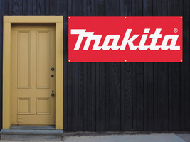 Makita Power Tools Vinyl Banner 2&#39;x5&#39; 13 OZ. Garage or trade shows Ready... - £29.27 GBP