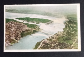 Canada Steamship Lines Aerial Scenic View Niagara Falls Ontario Postcard c1930s - £3.11 GBP