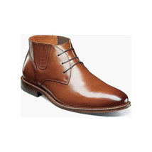 25551 Stacy Adams Leather Chukka Boot Maxwell Lace Up Plain Toe image 2