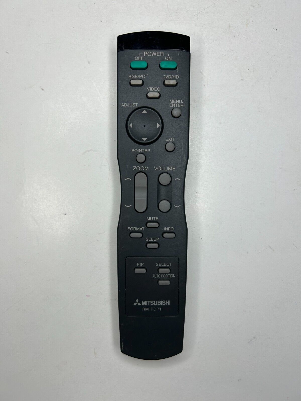 Mitsubishi RM-PDP1 Remote Control, Black - OEM for PD5010 Plasma TV / Monitor  			
