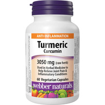 Webber Naturals Turmeric Curcumin 3,050 mg (60 Capsules) - FROM CANADA - £21.56 GBP