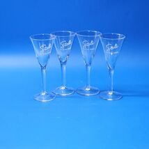Stoli RUSSIAN VODKA Cordial Shot Glass Stemmed 1.5 Ounce,  - Set Of 4 - ... - $16.92 CAD