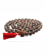 KAMAL GATTA  Lotus Seed Original Mala ROSARY 108+1 Bead 68 inch Prayer B... - $24.49
