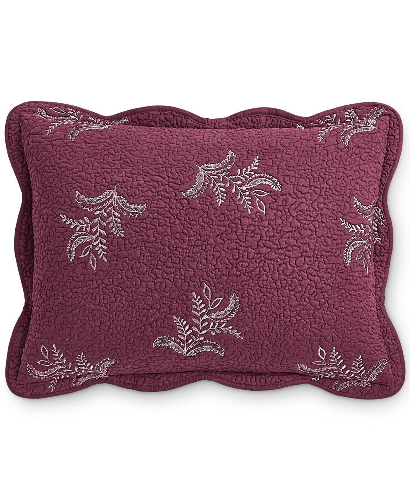 Primary image for Martha Stewart Collection Stenciled Leaves Sham Standard