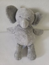 Carters Precious Firsts Elephant Heather Grey Plush Stuffed Animal Rattles - £13.39 GBP