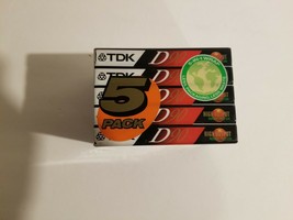 5 pack Blank TDK D90 Cassette Tapes - New - £11.58 GBP