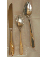Yamazaki Hilary Gold accent stainless flatware unused choose piece(s) 18... - €11,25 EUR+