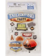 Paper House 3D Scrapbooking Sticker Set 13 Pcs Tailgating Party Football... - $9.03 CAD