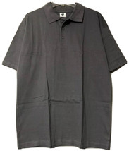 SEL Mens Gray Cotton Classic Polo Shirt Size Large New - £5.49 GBP