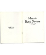 White Cover Masonic Burial Services Booklet-Revised 1934-46 pages-Estate... - $270.51 MXN