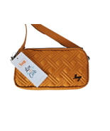 LUG Amber Yellow Coupe XL Convertible Crossbody Hip Belt Bag Shoulder RFID - $694.76 MXN