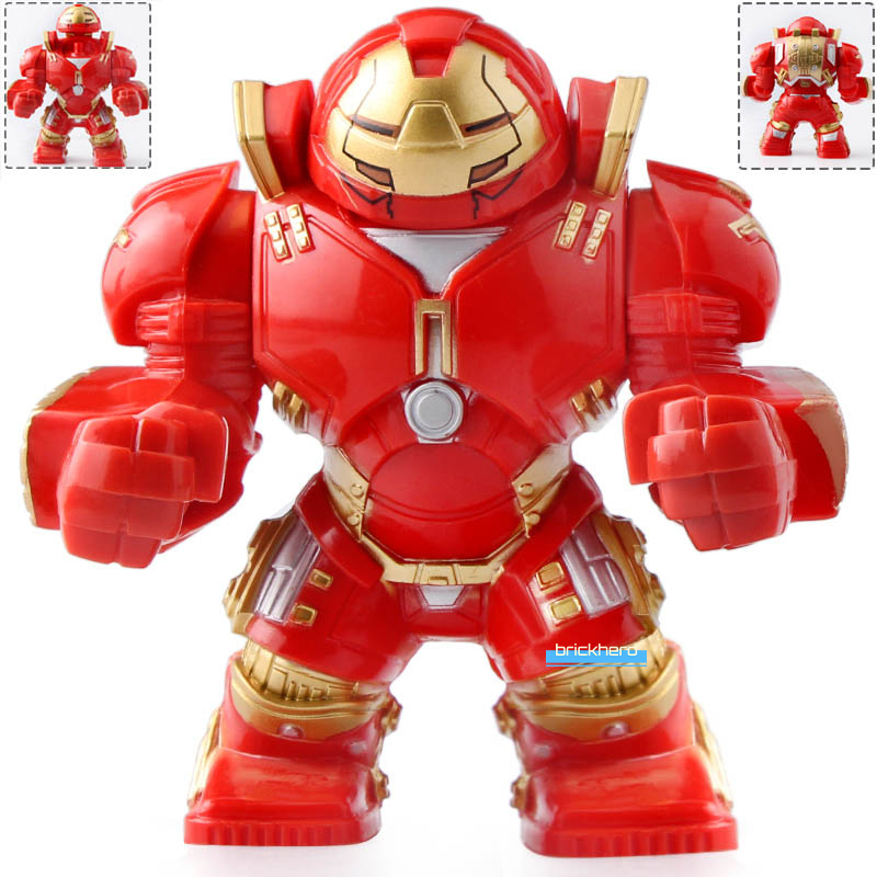 Iron Man Mk 44 Hulkbuster Marvel Superhero Lego Compatible Minifigure Brick Toys