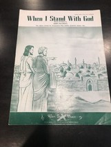 When I Stand With God Sheet Music - £11.70 GBP