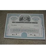 Vintage 1965 Stock Certificate Erie Lackawanna Railroad Company 40 Shares - $23.76