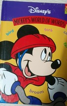 Disney&#39;s Mickey&#39;s world of words vol 6 1997 hardcover good - £4.67 GBP