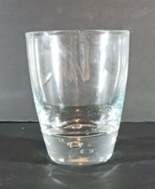 Bormioli Rocco Luna Beverage Juice Glass 11.5 Oz 4&quot; Tall Bubble Bottom Scratches - $4.74