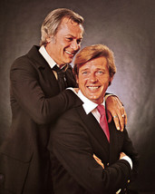 The Persuaders! Tony Curtis Roger Moore Classic Smiling 8x10 Photo - £7.62 GBP