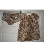 Girls Dress 18 mos Holiday Editions Leopard Sleeveless &amp; Underpant Set (... - £7.78 GBP