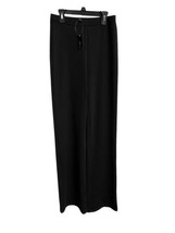 Suzanne Betro  Women High Rise Pull On Flare Pants Black M - $20.37