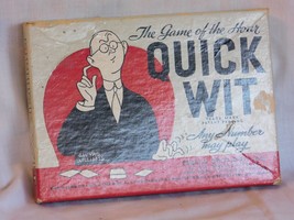 1938 Parker Bros Quick Wit Game - £3.98 GBP