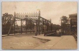 RPPC Plymouth IN Army Recruiting Bridge Indiana CR Childs Photo Postcard G39 - $34.95