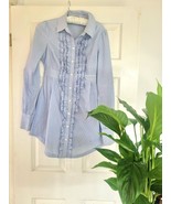 Ted Baker Blue Striped Shirt Dress Size 1 UK 8 VGC - €52,80 EUR