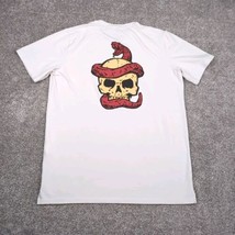 Project Rock BSR Shirt Men Large White Snake Skull Graphic - $21.99