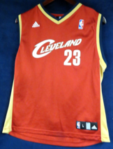 LeBron James Cleveland Cavaliers Adidas NBA Kids Boys Youth Size Large Jersey - £11.82 GBP
