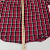 Carhartt S95 CRI Men's Red & Black Cotton Flannel Long Sleeve Shirt Size Large image 6