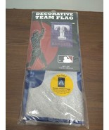 Texas Rangers MLB 2-sided Suede Glitter Team Flag 29&quot; x 43&quot; Baseball New - £25.94 GBP