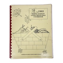 Maple Avenue Elementary School Cookbook Sussex Wisconsin VTG 1993 Recipes Baking - £13.93 GBP
