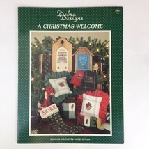 A Christmas Welcome Debra Designs Counted Cross Stitch Pattern Booklet  ... - $7.92