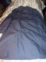 Dscp Usaf Us Air Force Blue All Weather Trench Over Coat 44 Short Si 668 - £31.51 GBP